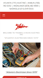 Mobile Screenshot of hickselectric.com